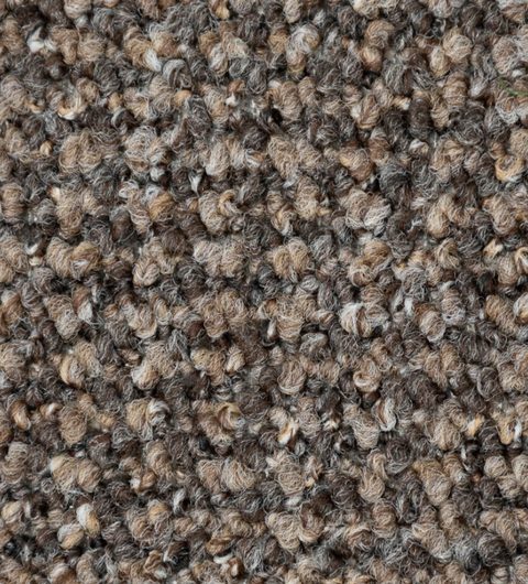Tobacco Loop carpet, close-up of the pile