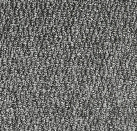 Grey Loop carpet, close-up of the pile