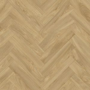 Natural oak herringbone vinyl swatch