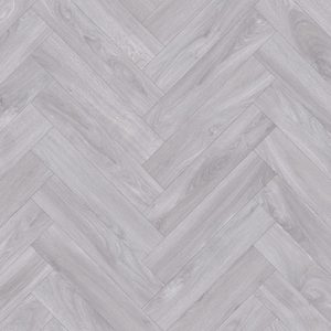 Light grey herringbone vinyl swatch